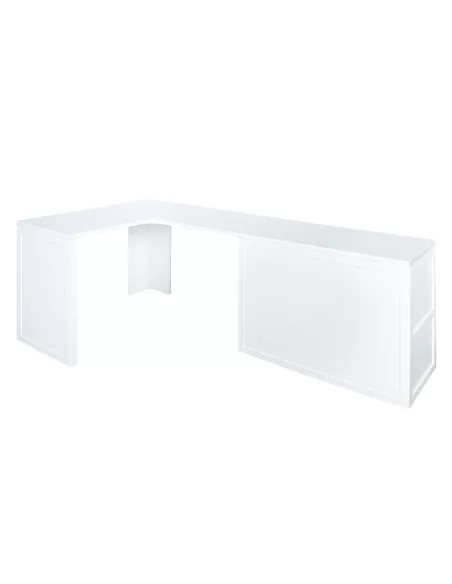 Secretária de canto com gaveteiro Lineal