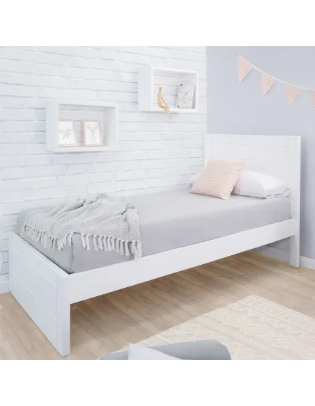 Cama juvenil pés da cama baixo infantis