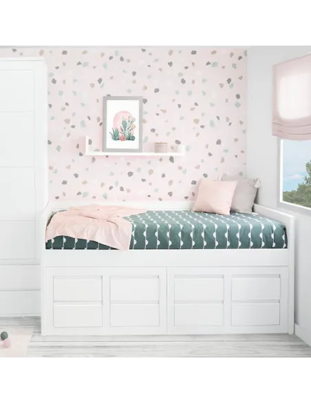 Cama compacta 8 gavetas