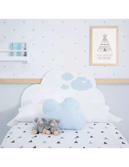 Cabeceira infantil Nuvem Azul
