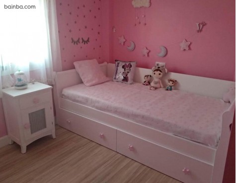 Quarto para rapariga Rosa 