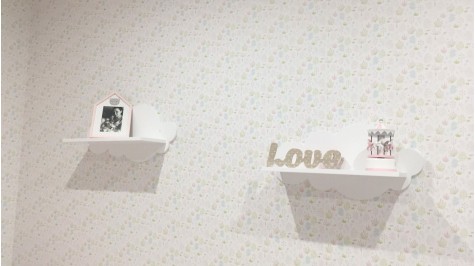 Estante de parede Nuvem