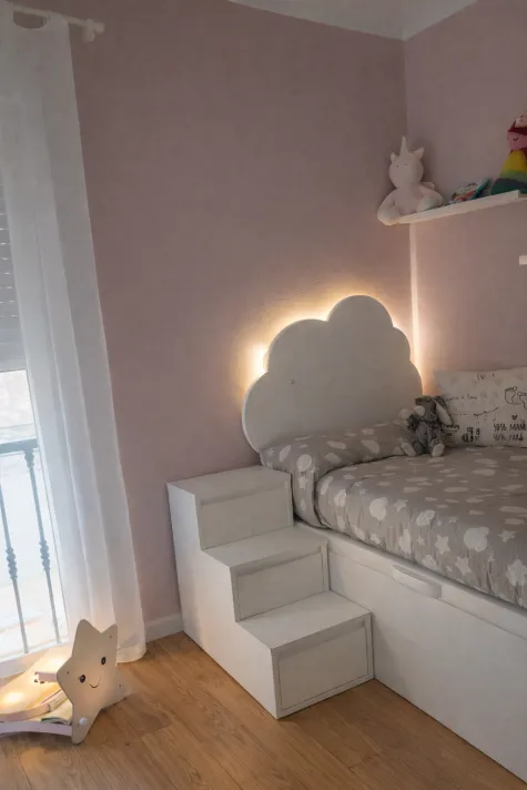 Cabeceira Nuvem com luz